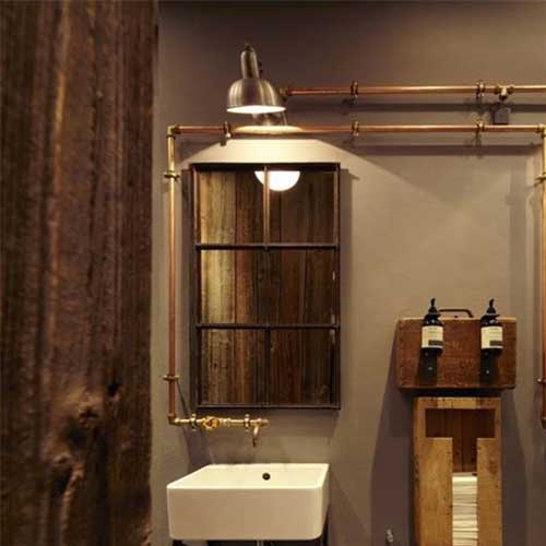 7 Easy Hacks for an Industrial Bathroom Makeover