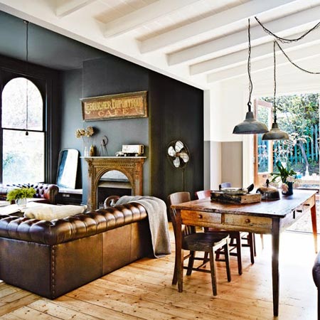 How to create that industrial look in your summer cottage interior design