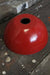Bakelite Bowl Close To Ceiling Light. red ceiling light. Close to ceiling lights for low ceilings