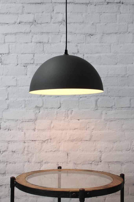 dome pendant light with round cord