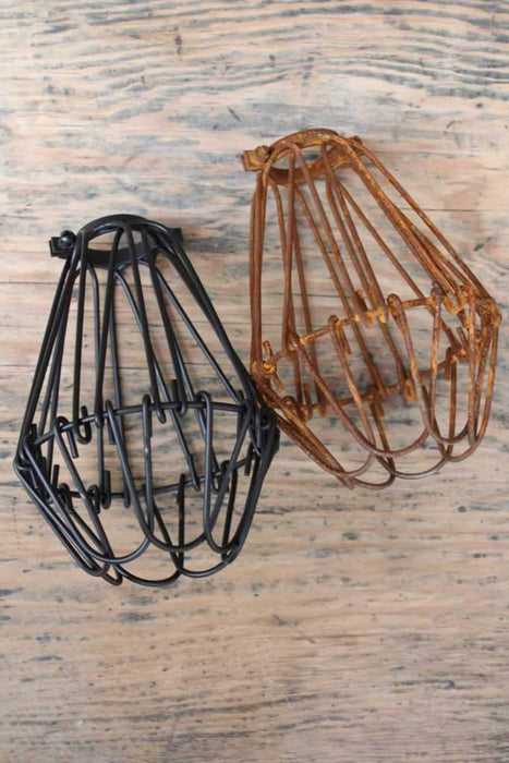 Rust and Black Closed Cage Shade