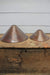 Copper cone shades for pendant wall lights