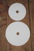 white discs small and large