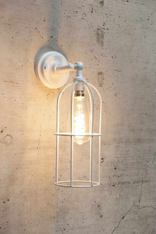 Long Cage Wall Light