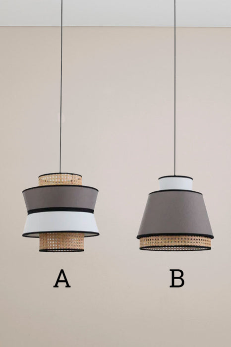 Both Versions Hanging: Hollywell Pendant Lights