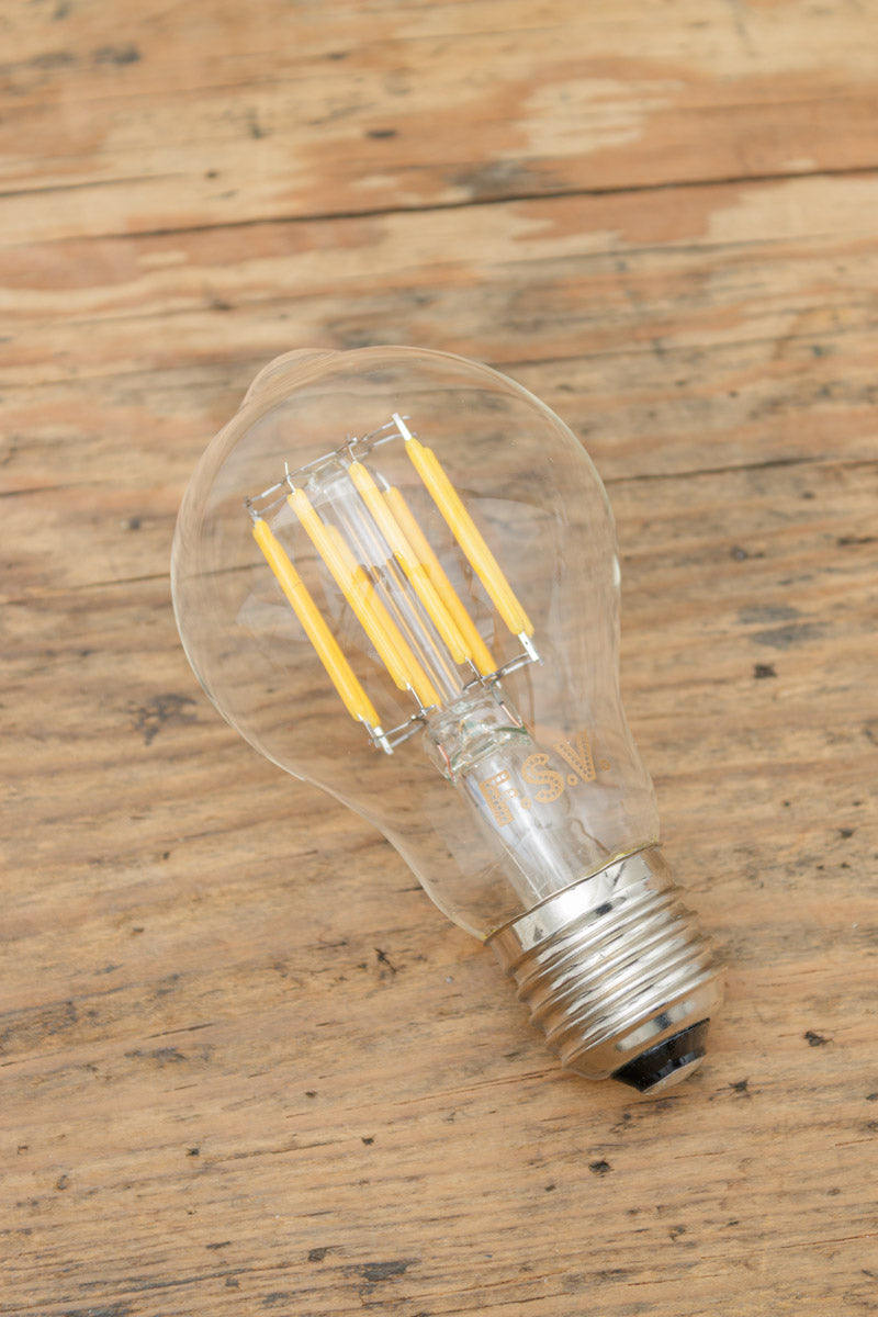 Led light bulb fancy round 6w 2200k E27.