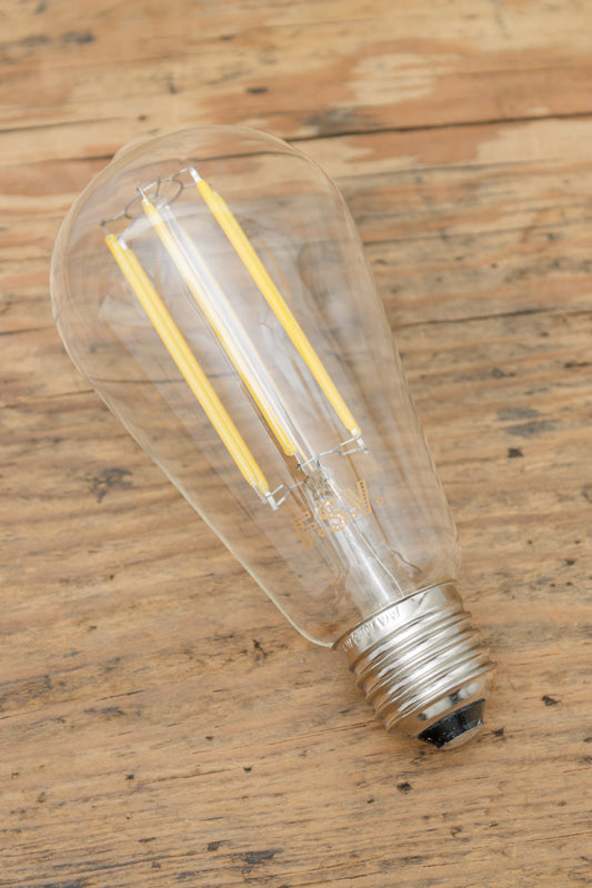 Led bulbs edison teardrop 6w 2600k E27 Base. LED light bulbs for home. Online lighting