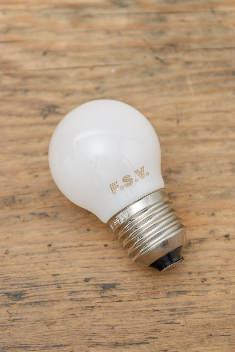 Led light bulb g45 3w 2800k warm white, E27 base. 