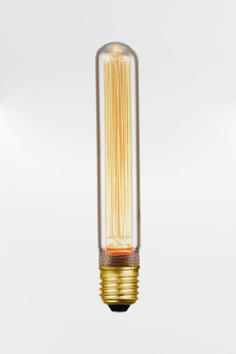 Laser cut filament LED bulb with E27 Base. 