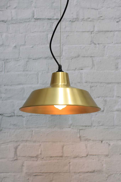 Bright-brass-Factory-Light-with-black-Cable