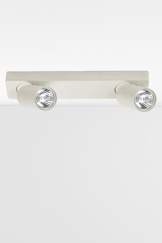 White double spot light bar. 