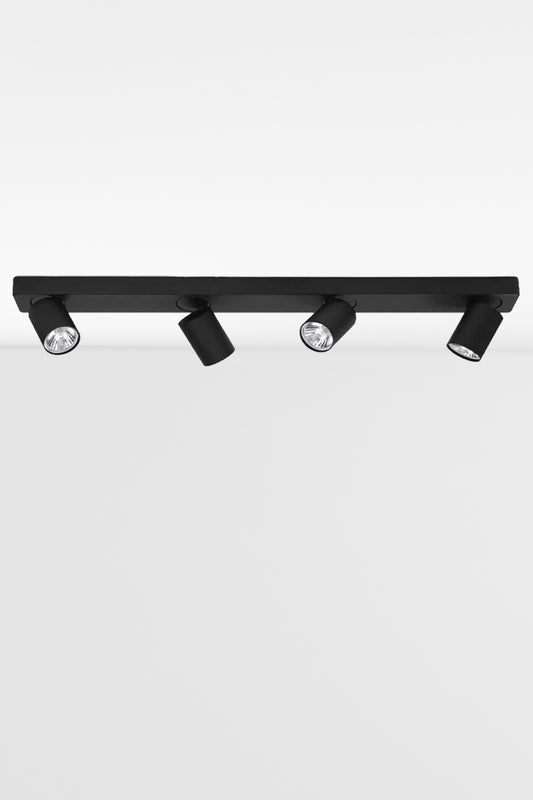 4 lamp black spotlight bar. 