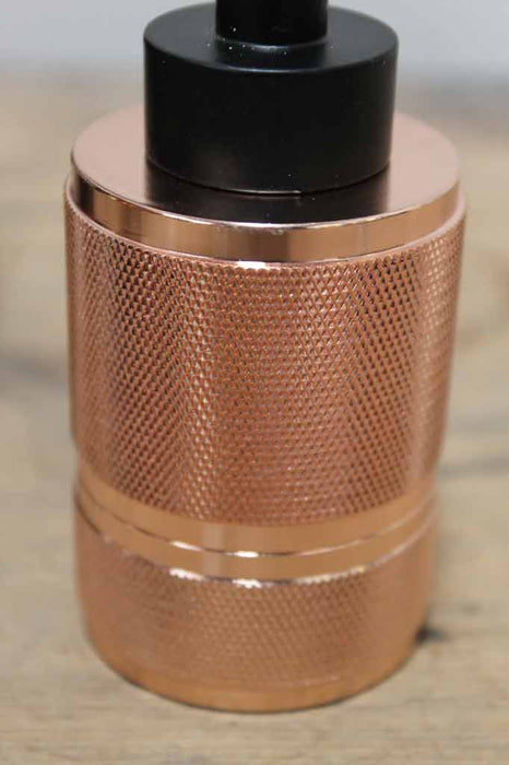 Copper E27 Metal Lamp Holder Pendant zoom view