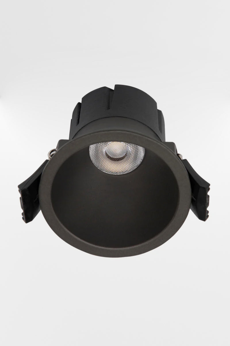 Black LED downlight with driver