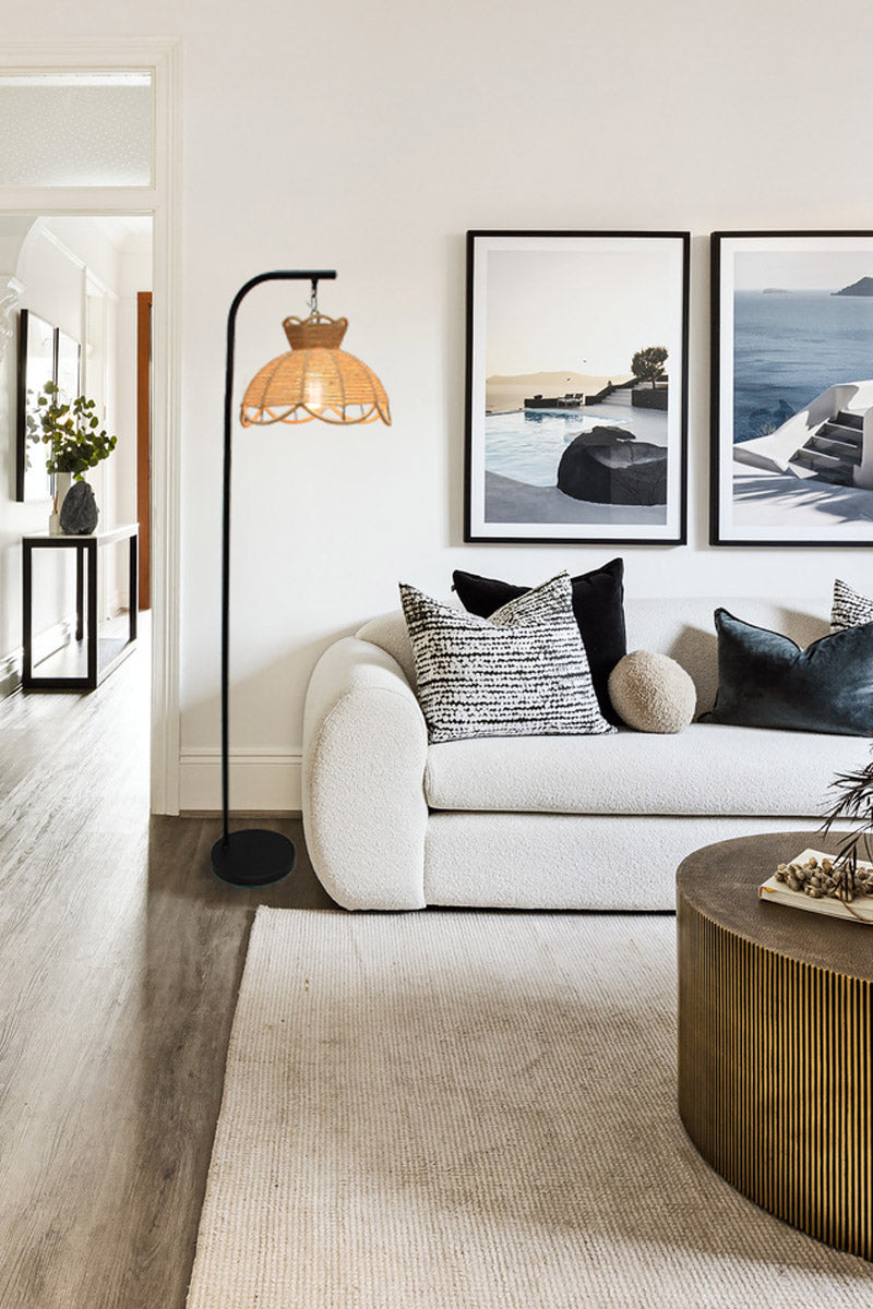 floor lamp in living room