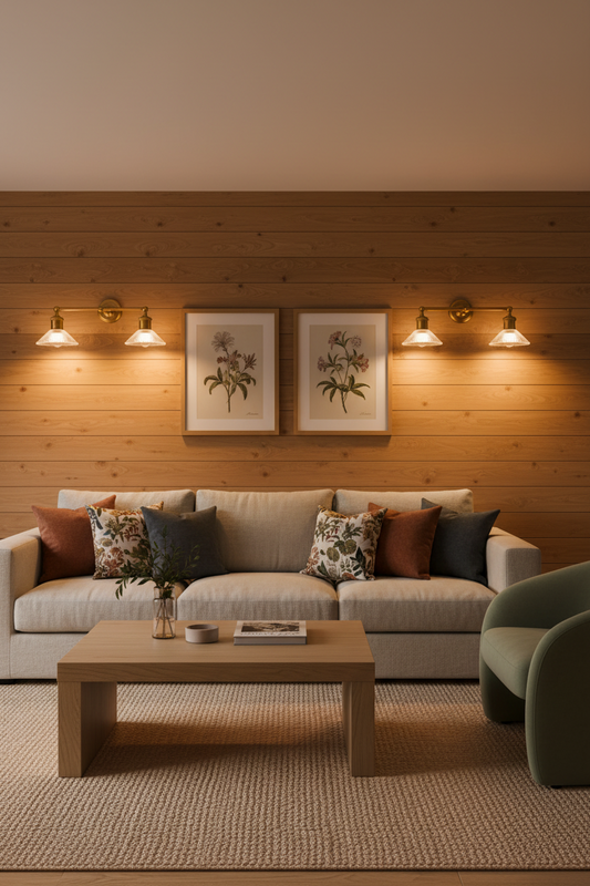 Florence Pleated Glass Double Swivel Wall Light