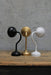 Gooseneck Exterior Wall Sconce with 4 ¼ Cup Cover in black and gold