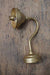 Gooseneck Exterior Wall Sconce with 4 ¼ Cup Cover in gold