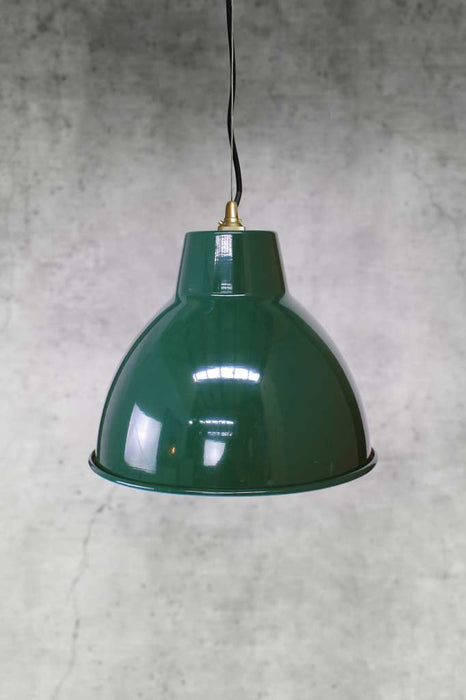 green-Loft-Ceiling-Pendant-Light-with-gold-cable