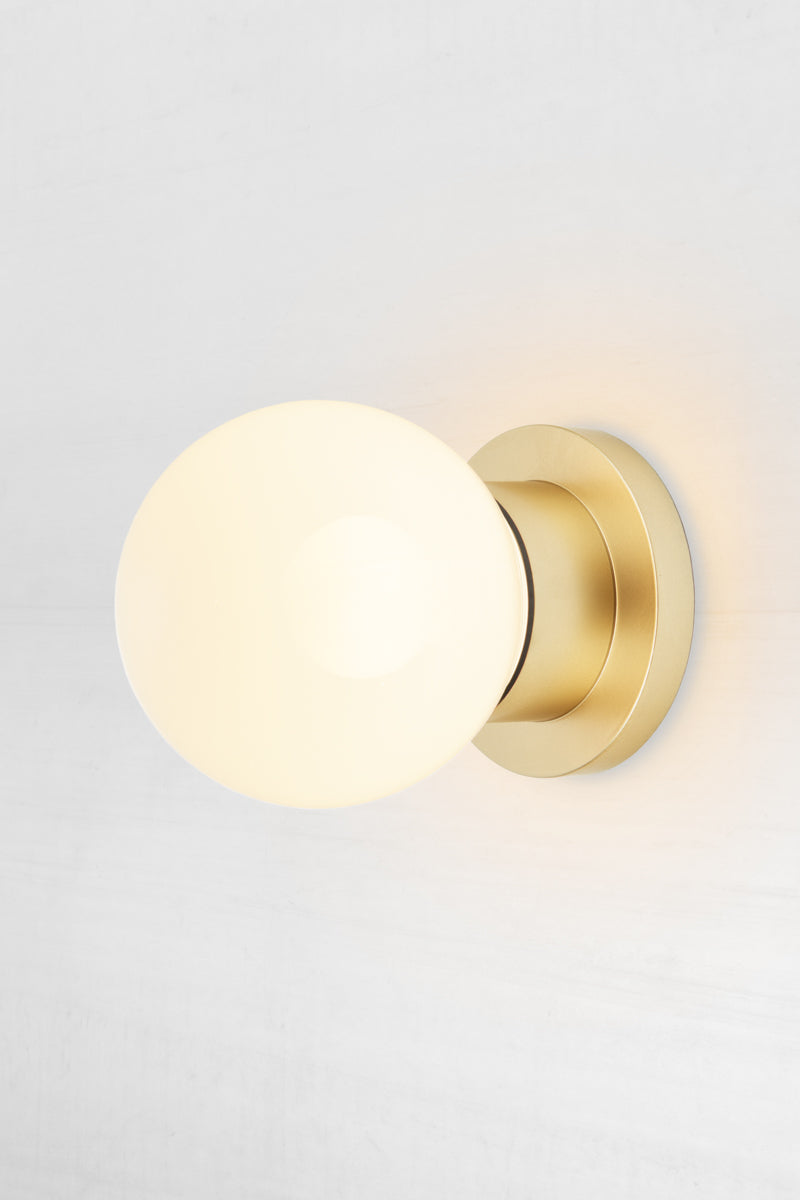 Bunker globe light. ceiling lights. gold sconces. home interior gold sconces or black to add a classic industrial vintage vibe. online lighting.