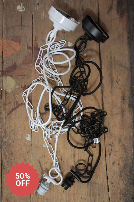 Black and White Side Entry Chains 