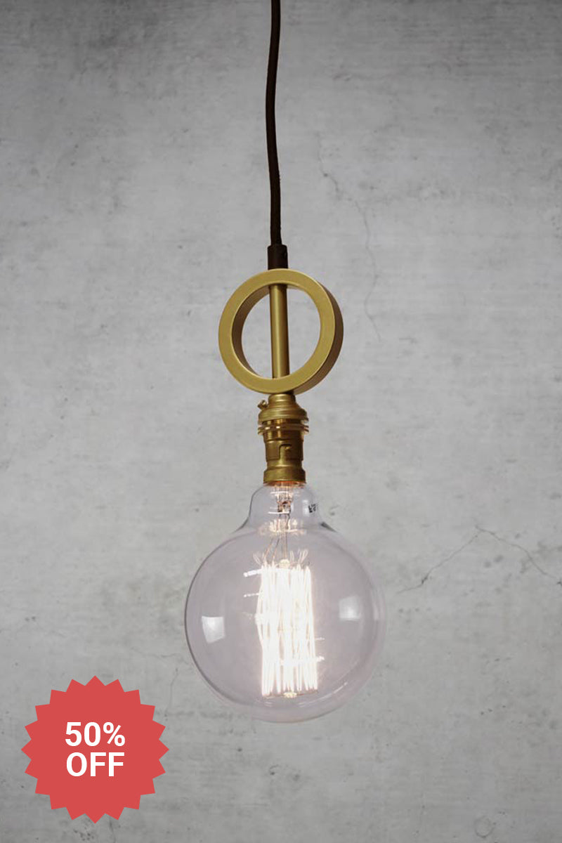 Gold pendant cord without disc