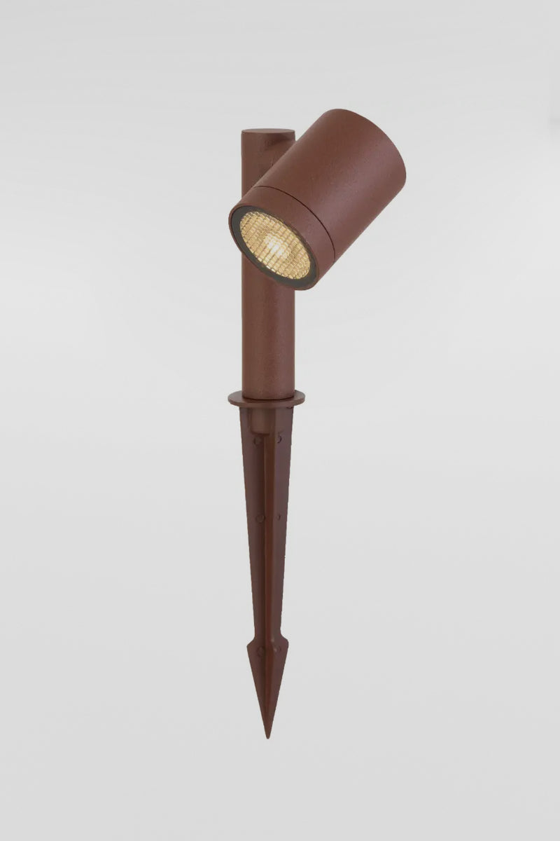 Corten Short Low Voltage Laggan Spike Garden Light