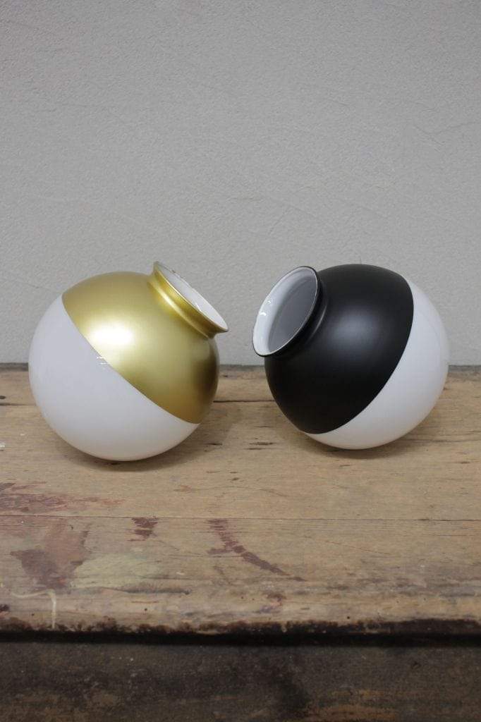 Crown Sphere Glass in two finishes