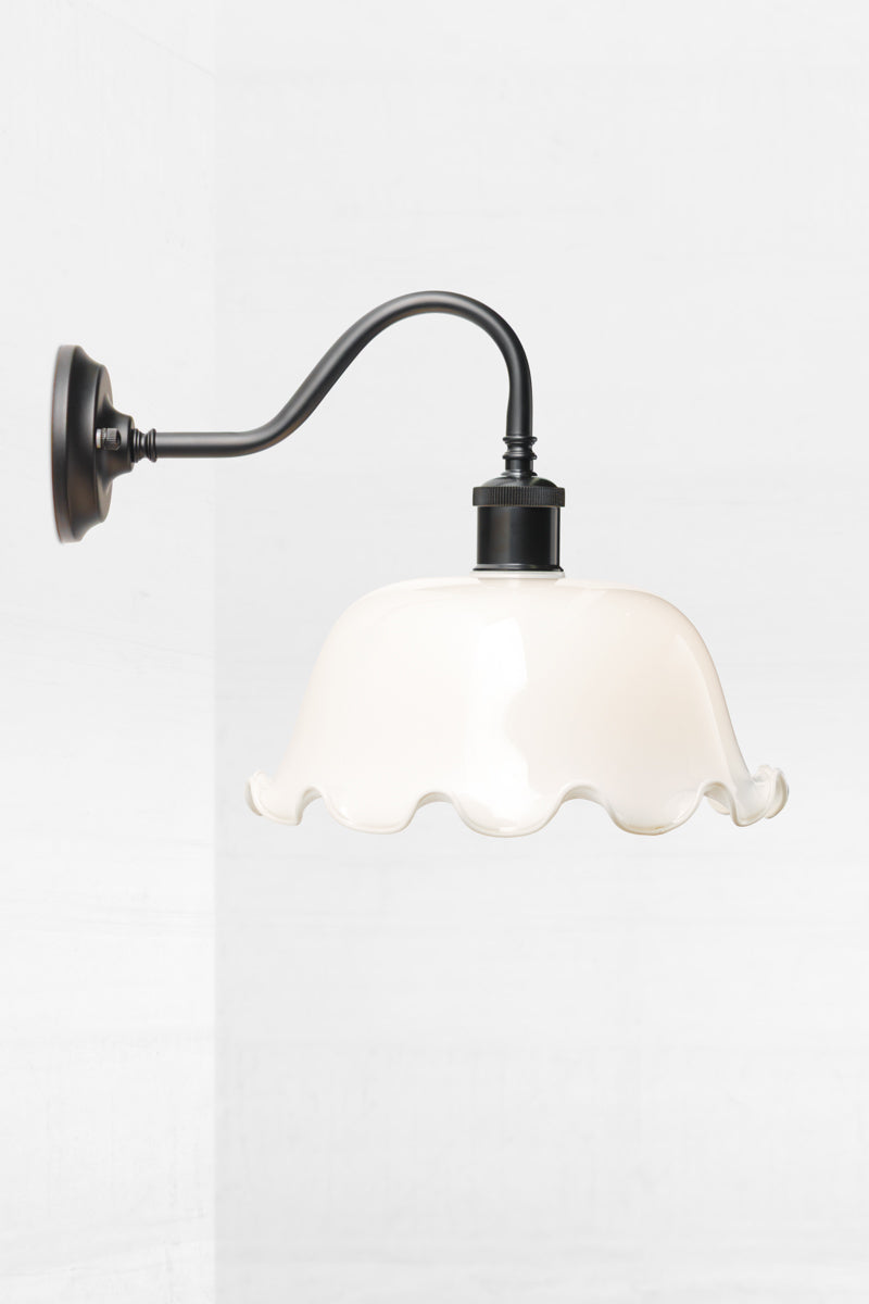 Southington Glass Gooseneck Wall Sconce – Fat Shack Vintage
