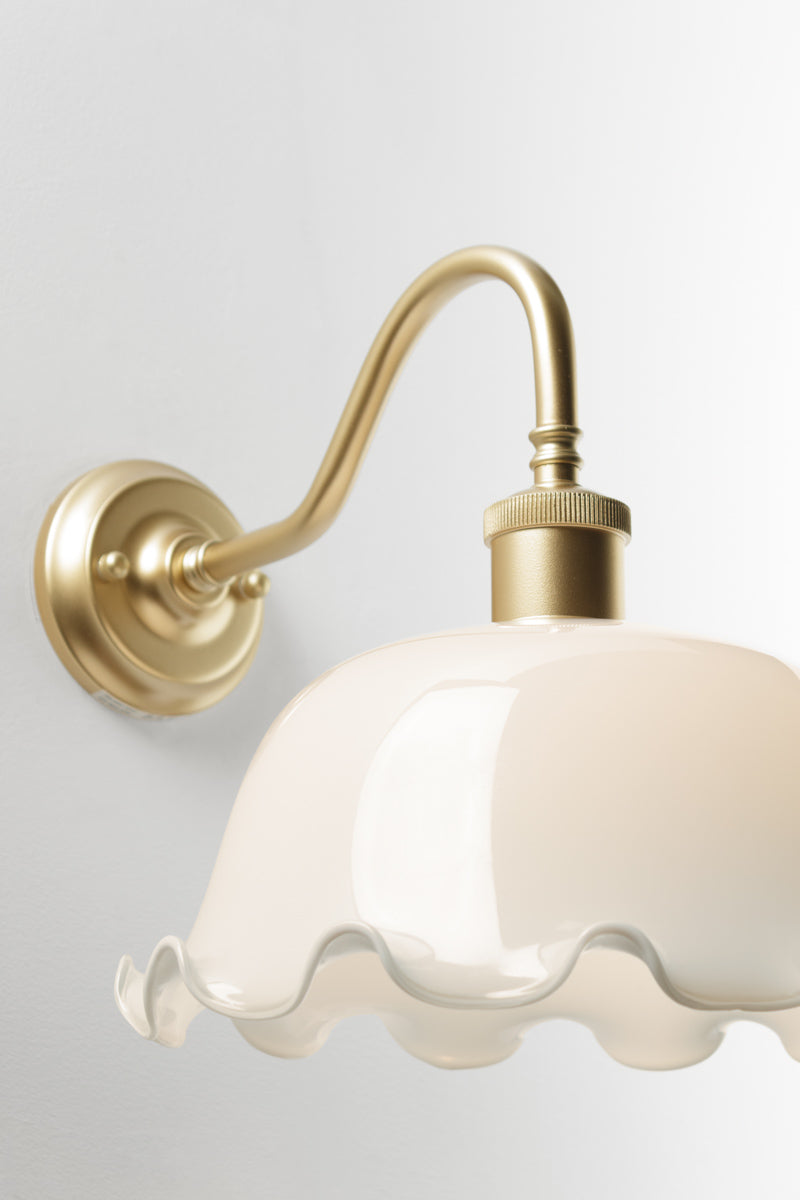 Southington Glass Gooseneck Wall Sconce – Fat Shack Vintage