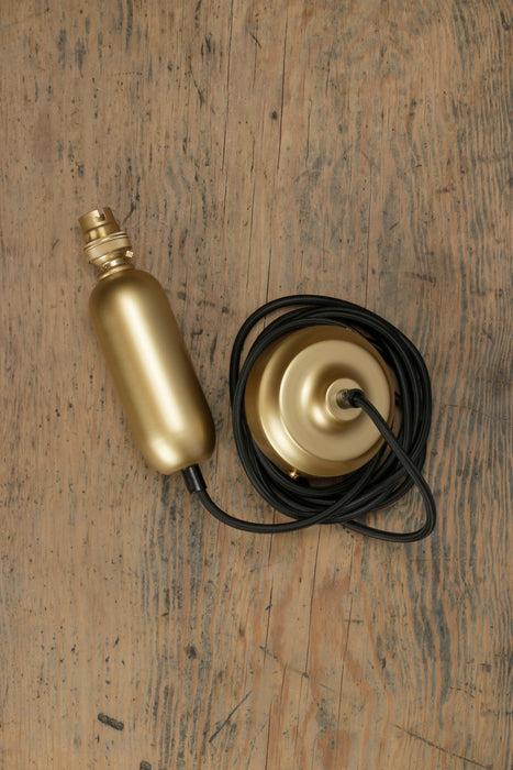 gold tube pendant 