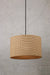 Tours Rope Pendant Light with black cord
