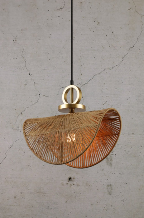  Dixon Angourie Pendant Light Gold pendant cord with disc