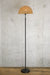 Front view of the rope floor lamp