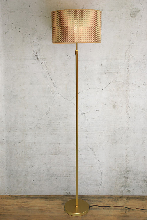 tours lamp in brass gold finish