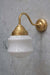 gold arm wall sconce
