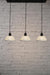 Milan Ceramic Multi Pendant Light short black cord
