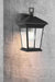 Compact Outdoor Wall Light in Black
