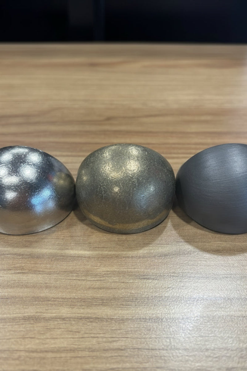 Three frinishes of step lights