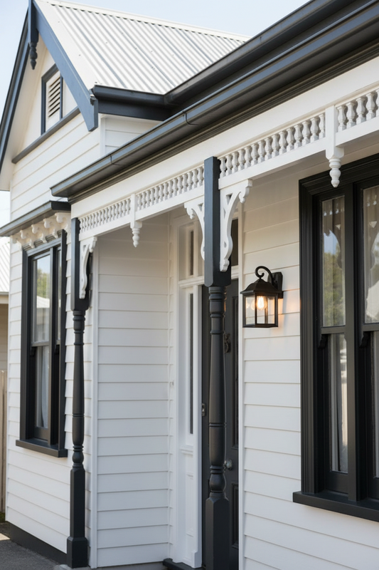 Cotswolds Exterior Wall Light on Victoira style cottage