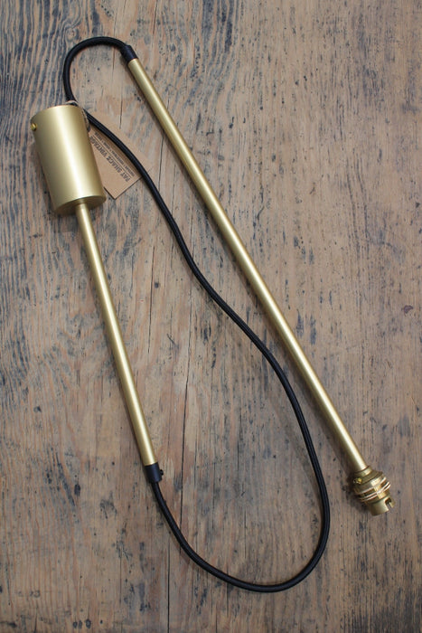 Junction light with C brass gold finish