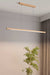 Ashwood LED Linear Pendant in a living room
