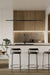 Workstation LED Linear Pendant over kitchen counter
