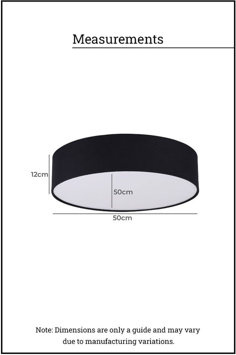 Measurements of Fabric Ceiling Light