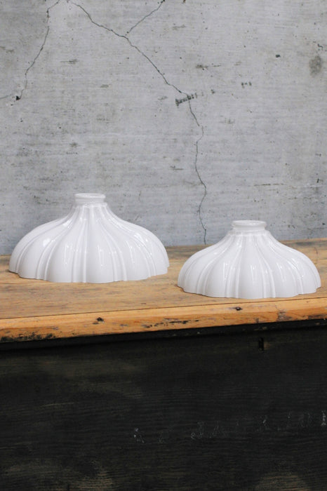 glass shade in two sizes