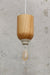 Nord Wood Pendant Light Cord with light off