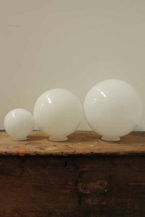 Opal-glass-ball-shades-Small,-Med-and-large-Opal-glass-ball-lighting-Buy-lighting-online-Australia