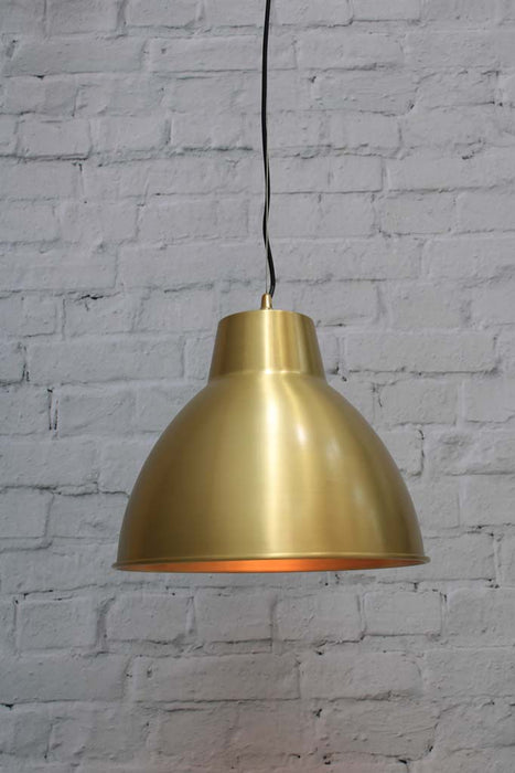 bright brass-Loft-Ceiling-Pendant-Light-with-brass-cable
