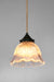 frill glass pendant with jute cord