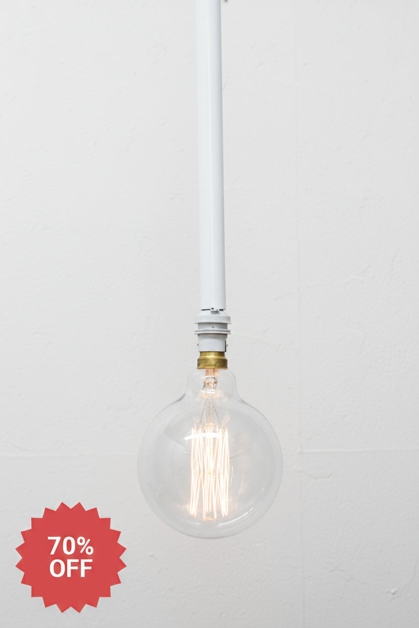 White bare pole pendant 